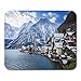 Produktbild Mausunterlage Hallstatt durch Salzburg Österreich traditionelles österreichisches hölzernes Dorf UNESCO Mousepad für Notizbücher, Tischrechner Mauspads