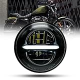 bamotoop 5,75 '' LED Motorrad Scheinwerfer e-geprüft Mit Tagfahrlicht für Harley Davidson Dyna Street Bob Super Wide Glide Low Rider Night Rod Train Sportster Iron 883 Indian Scout Triumph (Schwarz)