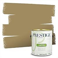 Vista 18 de PRESTIGE Pinturas de pintura exterior e imprimación en uno, 1 galón, plano, combinación comparable de Benjamin Moore* Manzanilla*