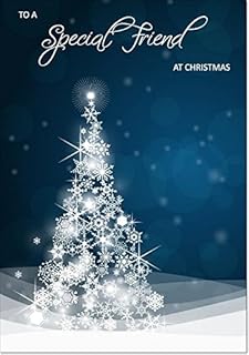 Doodlecards Special Friend Christmas Card - Medium Size