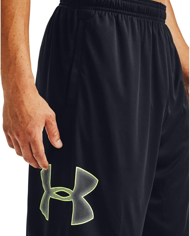 Under Armour Men's Tech Graphic Shorts Black (004)/Lime Fizz XX-Large