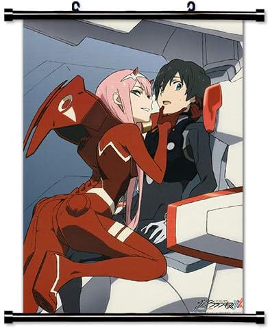 Darling in The Franxx Anime Fabric Wall Scroll Poster (32x46) Inches [A] DarlingFranxxV2-12(L)