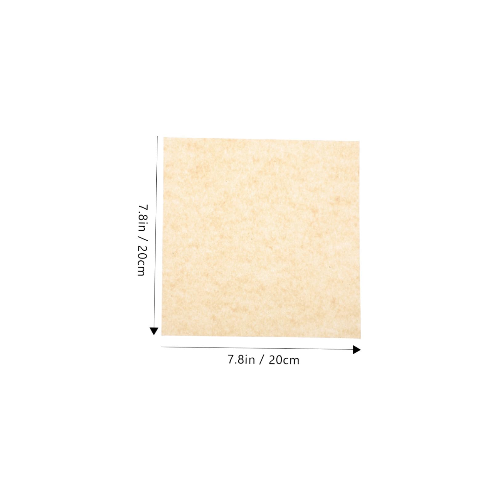 500 Blatt Fettbeständige Back und Frittierpapier Zuschnitte Lebensmittelechte Snack und Verpackungspapiere Einweg Backpapier für Pizza Sandwich und Catering
