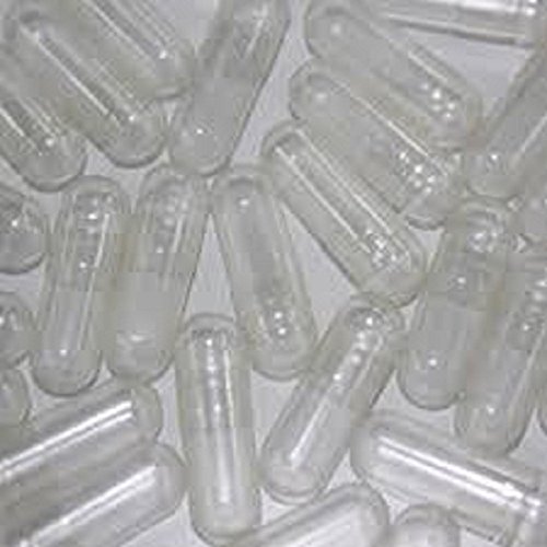 100 Empty Clear Gelatin Gelatine Hard Capsules Size 000 self Fill Gel caps