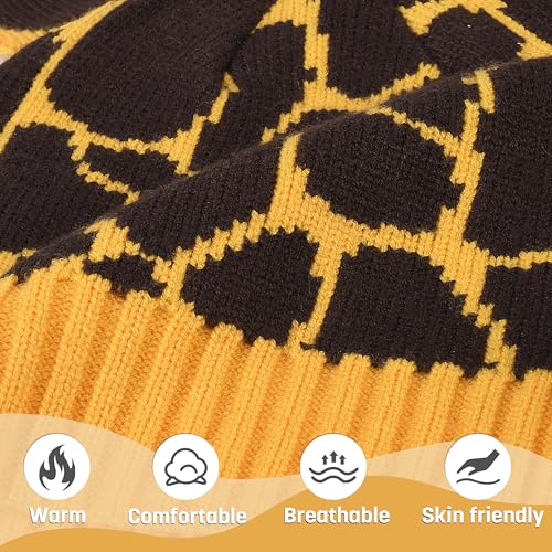 Catalonia Kids Knit Hats, Warm Toddler Winter Hats, Cute Beanies Hat Cap for Boys Girls Aged 6-10, Gifts Idea For Christmas3