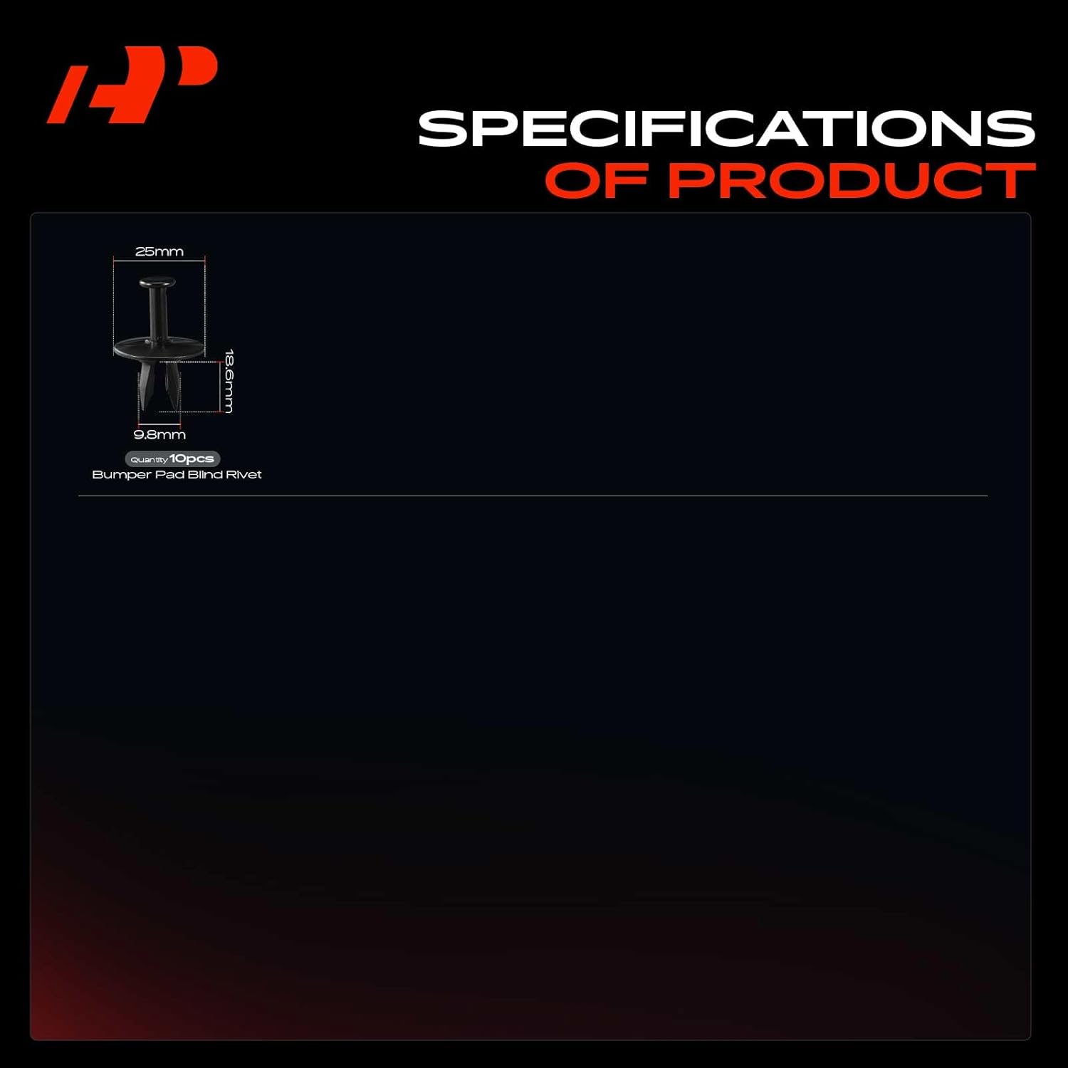 A-Premium 250PCS (25 Sizes/52 oz) Bumper Fender Retainer Clips Kit - Compatible with Chevrolet Corvette 2005-2013 - Door Trim Rocker Panel Molding Push Pin Plastic Nylon Rivet Fastener, w/Removal Tool