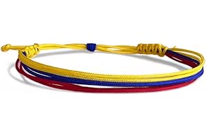 Colombian Bracelet, Yellow Blue and Red Bracelet, Colombian Flag Bracelet