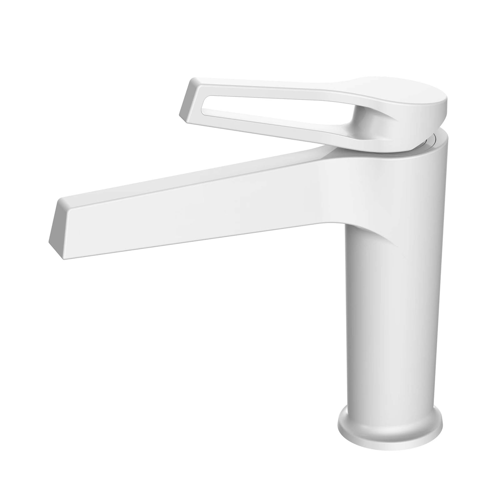 Robinet lavabo blanc laiton BiaoTeng pour moderniser une salle de bain familiale
