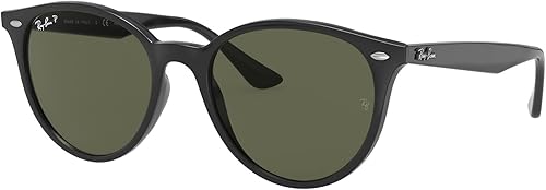 Ray-Ban RB4305F - Gafas de sol redondas con ajuste de puente bajo