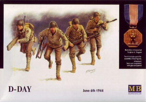 1/35 U.S. Infantry body 4 1944 D-Day Ohamabichi (japan import) by Master box