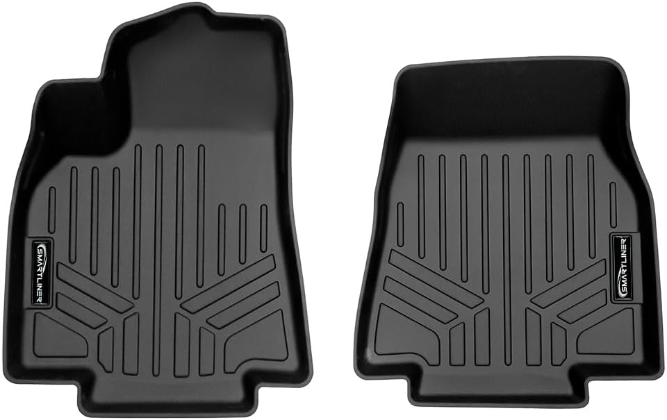 SMARTLINER All Weather Protection Custom Fit 1st Row Floor Liner and Front Trunk Liner Set Compatible with 2020-2025 Tesla Model Y