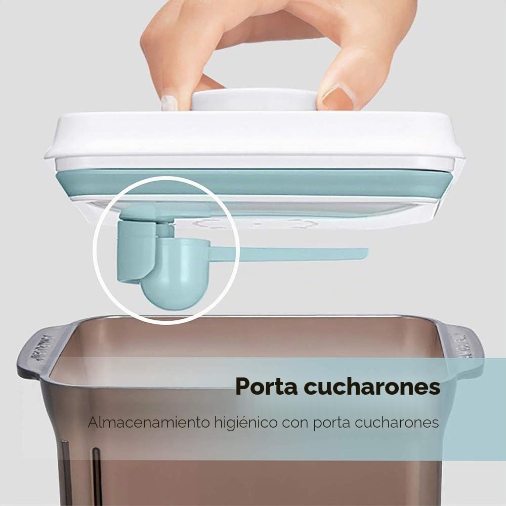 Dispensador De Polvo De FóRmula. Caja PortáTil De Almacenamiento De Leche En Polvo para Alimentos Contenedor PortáTil De Alimentos Sellados para Leche En Polvo, Snacks.(Proteger de la luz solar)