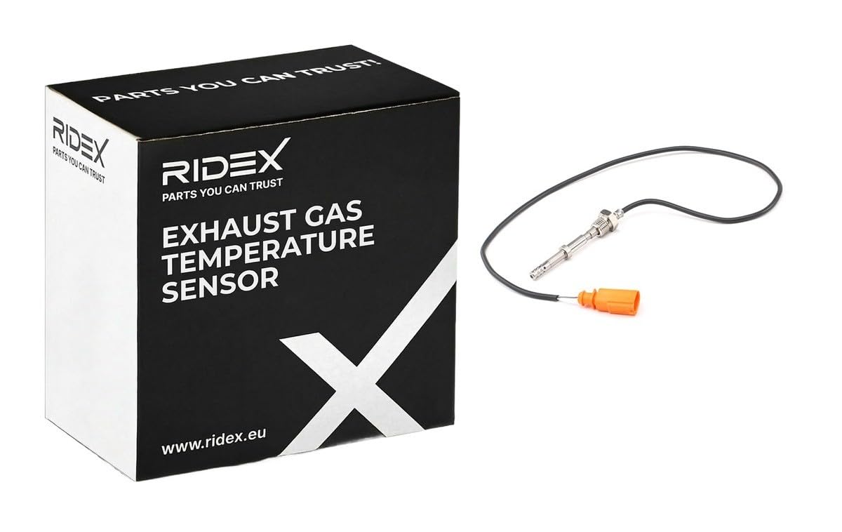 RIDEX 3938E0109 Sensore Temperatura gas scarico Compatibilità con VW Transporter T5 Van 7HA, 7HH, 7EA, 7EH