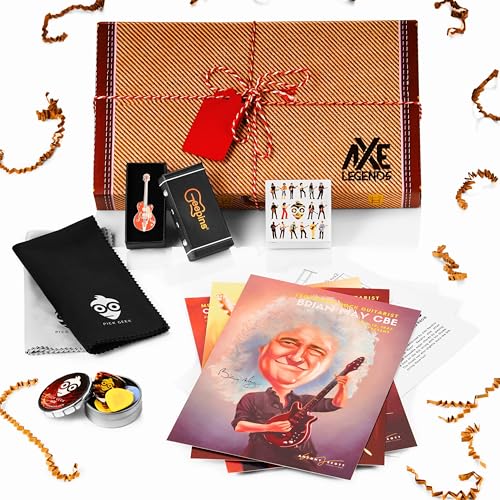 Coffret guitare Antony Scott avec broche en émail et chiffons pour le studio et la scène - 7