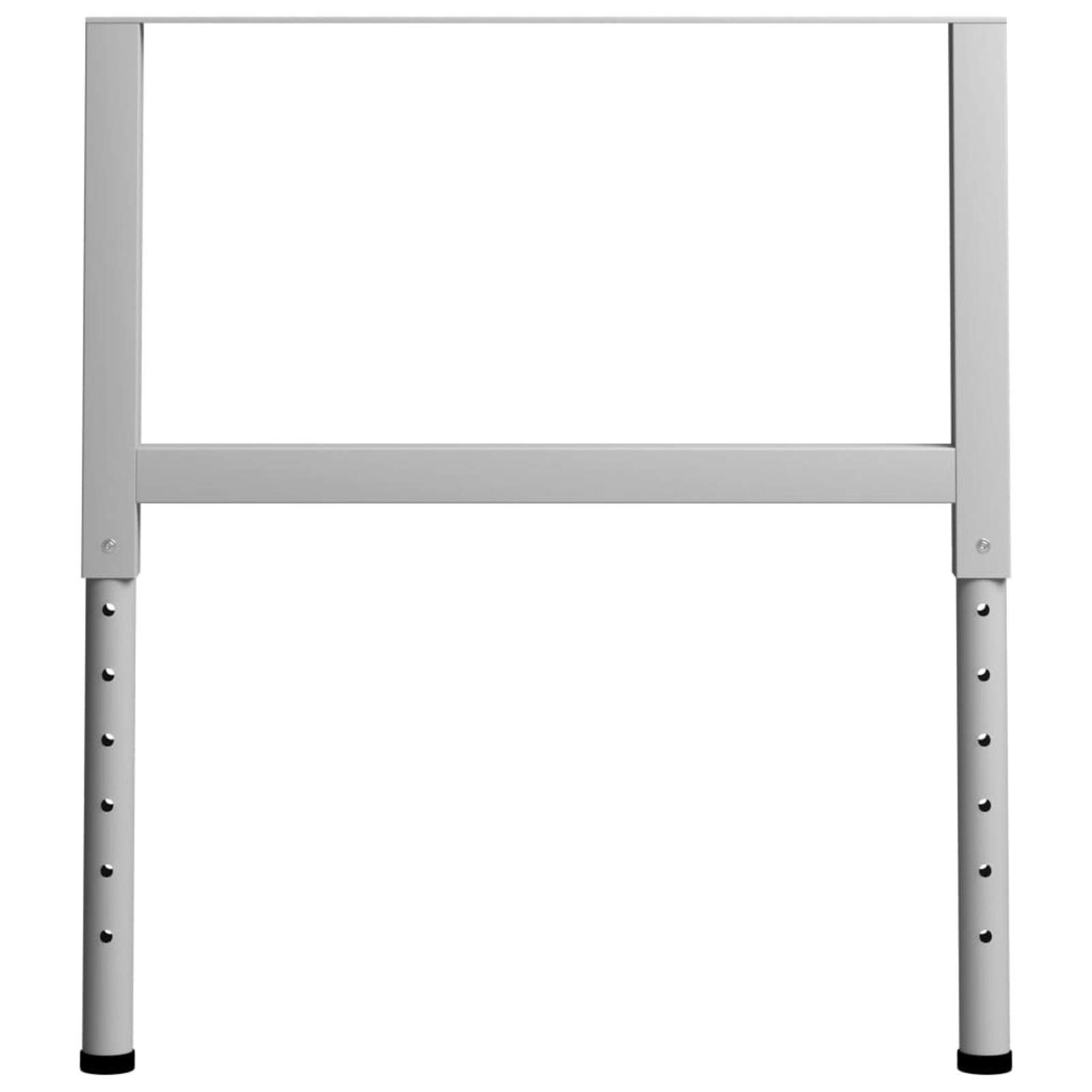 ShGaxin Rama stołu warsztatowego 2 szt. Sztalugi stołowe, metalowa sztaluga, stół roboczy, sztaluga robocza, metal 85x(69-95,5) cm szary
