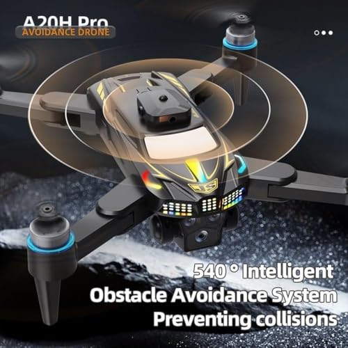 Image of 4k rEmOtE CoNtRoL DuAl cAmErA DrOnE 1080P Wi-fI SeLfIe gEsTuRe rC DrOnE WiTh oBsTaClE AvOiDaNcE BrUsHlEsS MoToR OnE KeY TaKe-oFf & lAnDiNg 4.5 iNcH LcD DiSpLaY (T6 PRO)