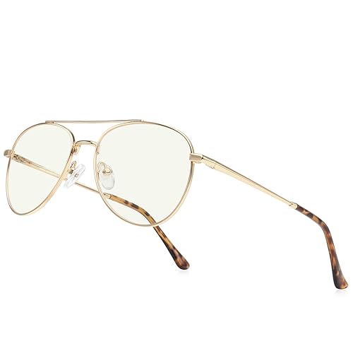 Aviator Reading Glasses for men and Women Blue Light Blocking