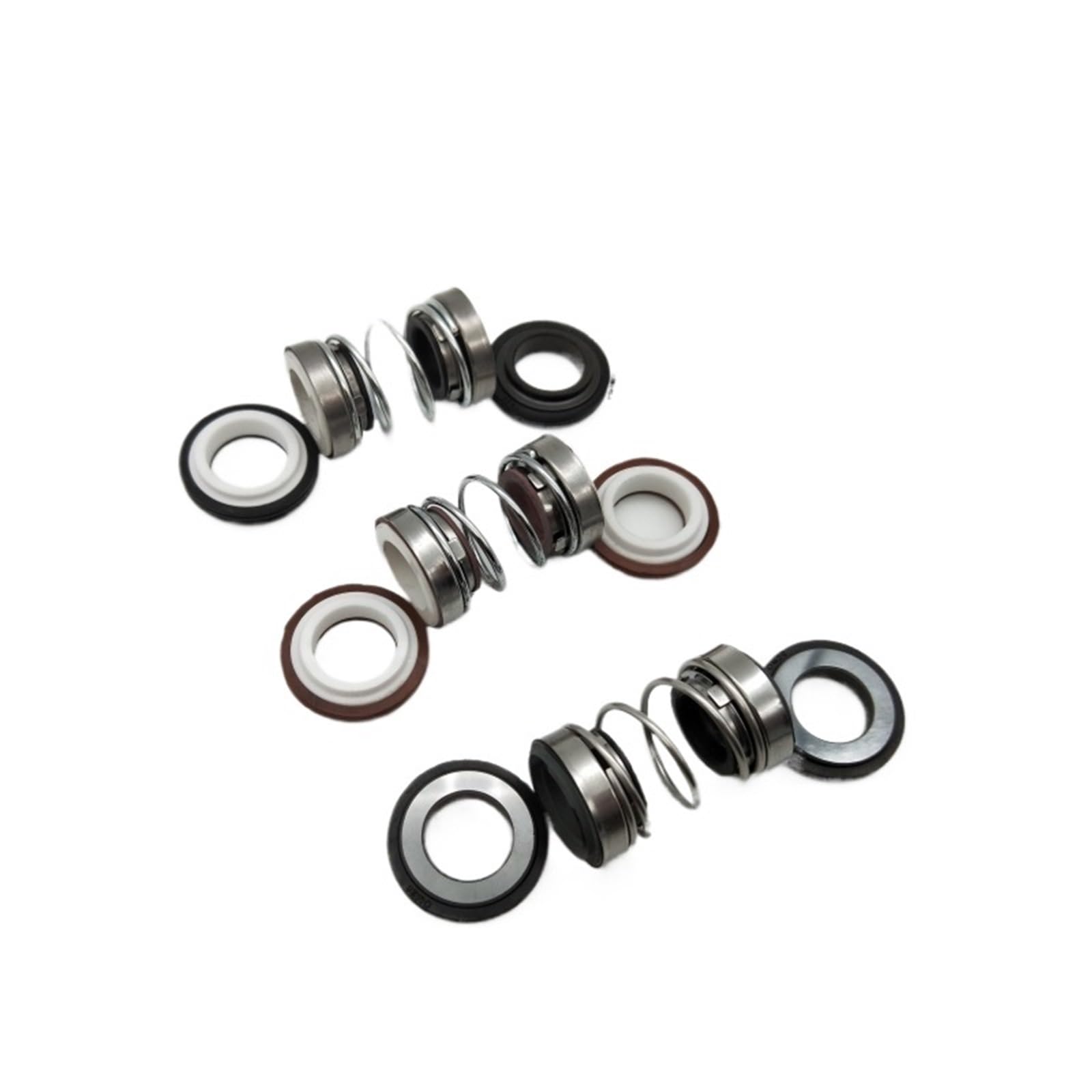 mechaniczne uszczelnienie wału pompy wodnej, Podwójne uszczelnienia mechaniczne 202-30 Pompy wodne Wał 30 mm Gniazdo 46 Metalowe pojedyncze sprężyny(Ce-ca Ce-ca (Nbr))