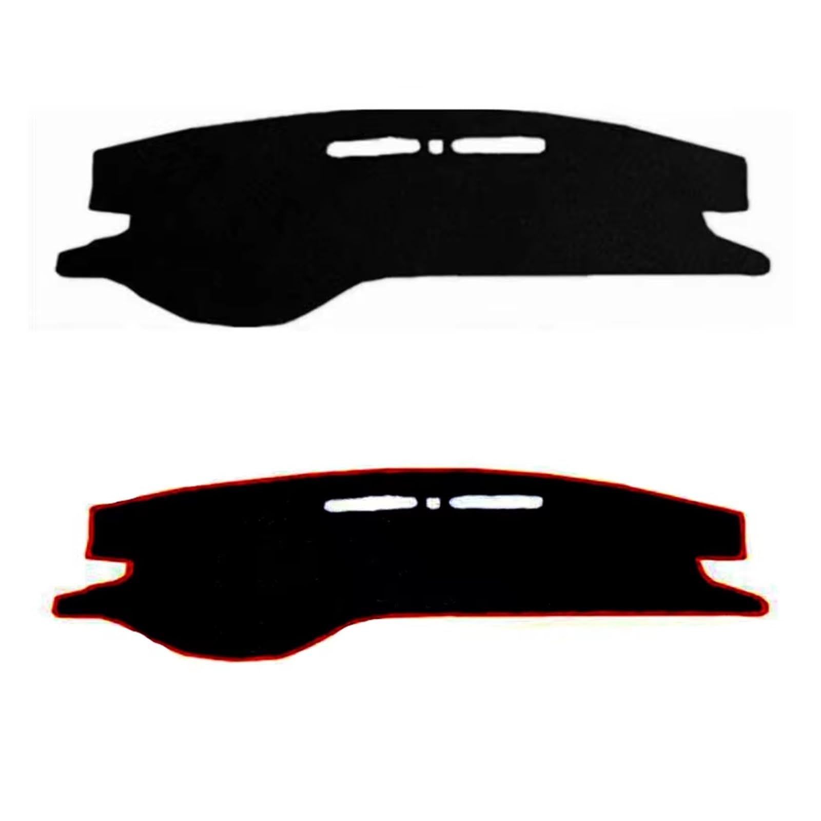 Dashboard Matte Für Skoda Für Octavia A8 2021-2024 Dashmat Abdeckung Matte Armaturenbrett Sonnenschutzdach Schützen Teppich Kissen Zubehör Center Konsole Armaturenbrett Matte(Black(Red Edge)LHD)