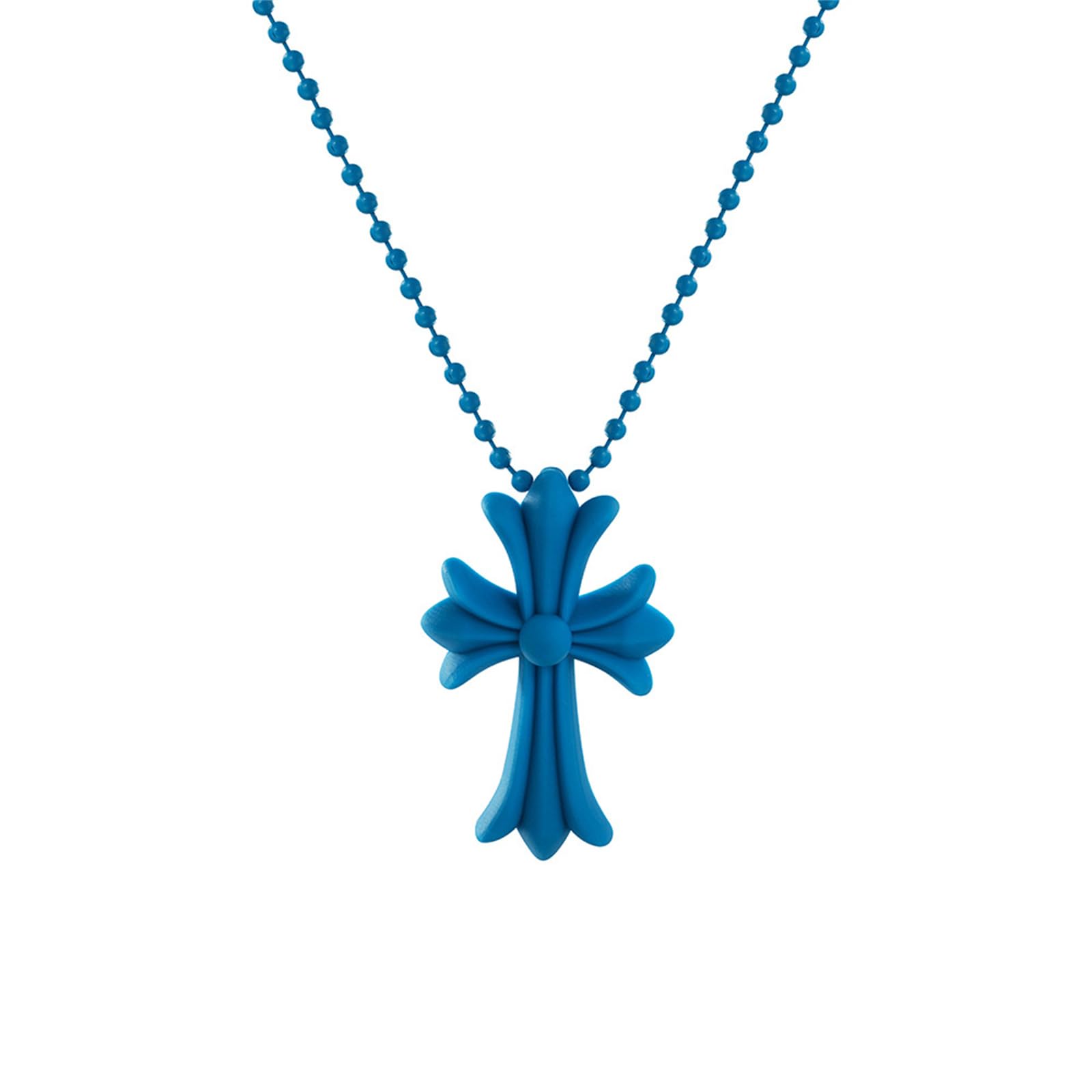 OdDdot Hip Hop Necklace Valentine's Day Cross Pendant Necklace Punk Pendant Necklace Gift Personalized Elegant Light Luxury Christmas