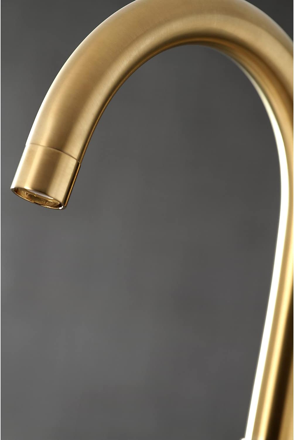 Kingston Brass AE8107DL Deck Mount Tub Filler with Hand Shower, Brushed Brass