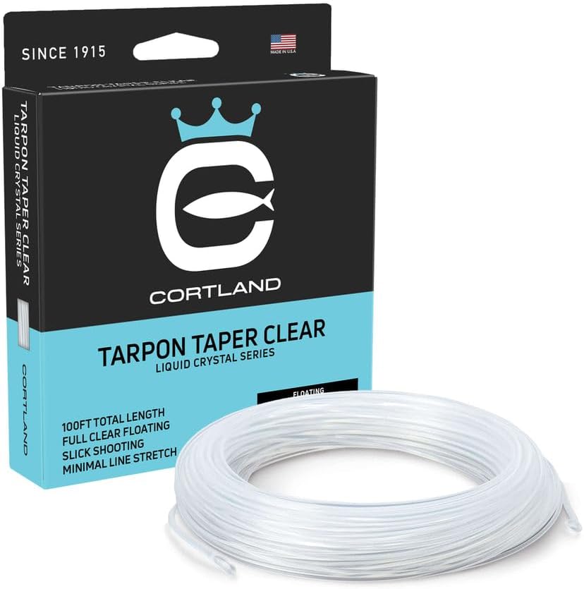 Cortland Liquid Crystal Tarpon Taper Saltwater Fly Line, Clear