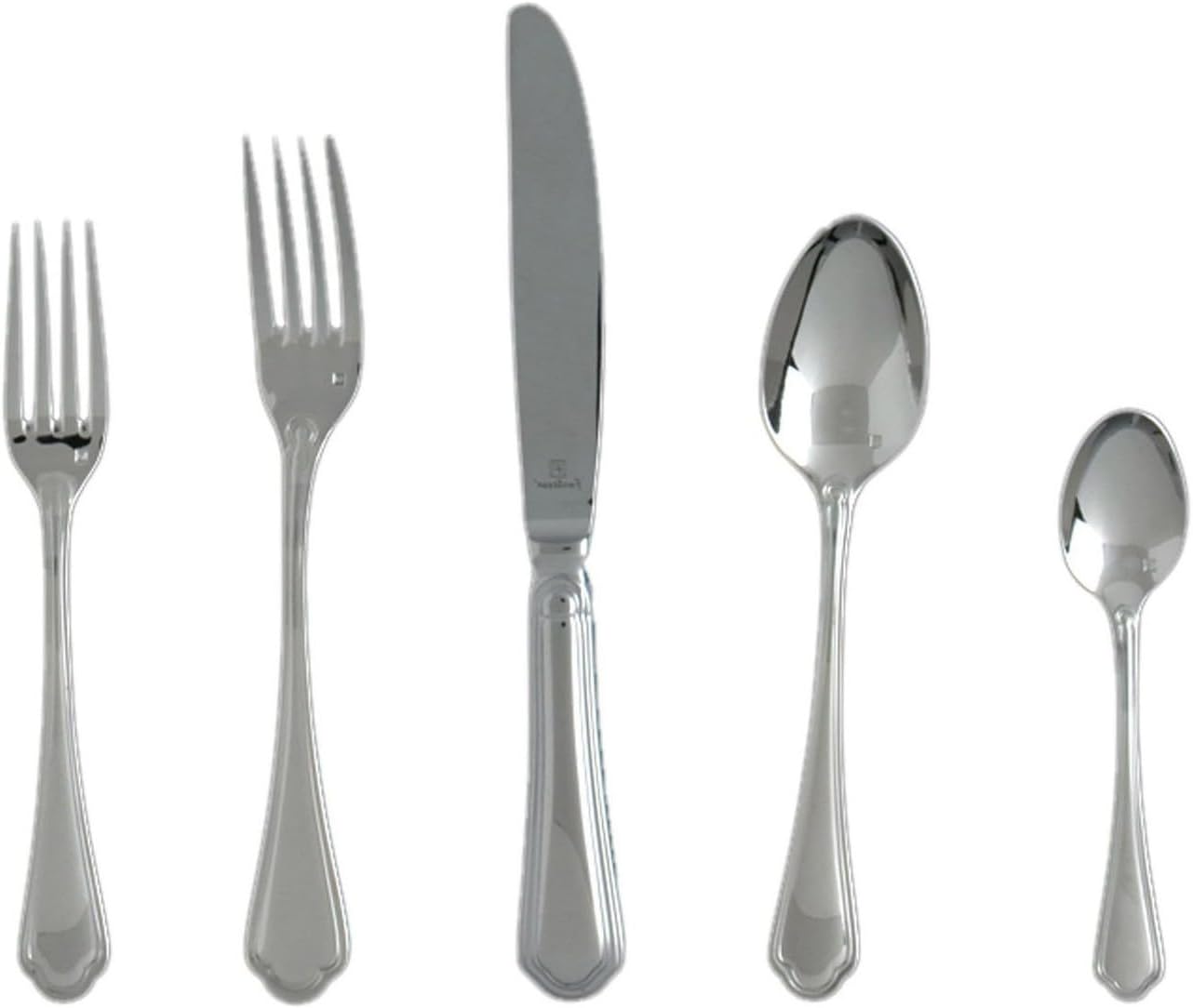 Fortessa Medici 18/10 Stainless Steel, 20 Piece Flatware Set (Service for 4), Silver