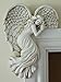 Price comparison product image Door Frame Angel Wall Sculpture Vintage Style Shabby Chic Angelic Figurines Ornament Garden Home Art Decor Secret Fairy (Left)