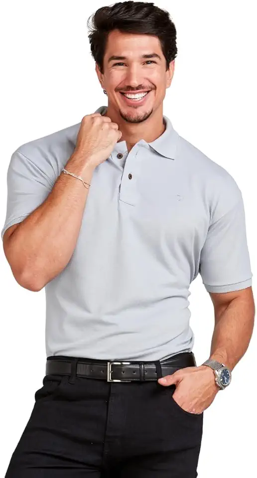 Camisa Polo Masculina Algodão Piquet