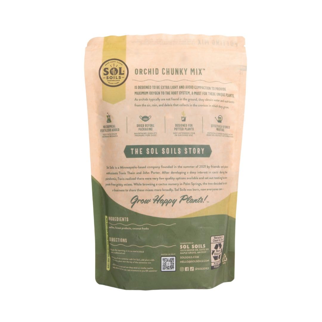 Sol Soils Mélange épais orchidée (2 litres)
