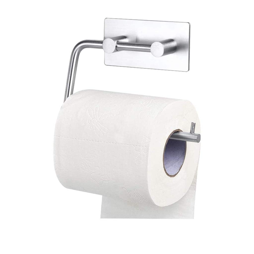 Portarrollos para baño y cocina moderno de pared en acero inoxidable para rollos de toallas