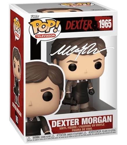 Michael C. Hall Dexter Morgan #1965 Facsimile Signed Reprint Laser Autographed Funko POP! TV Television Figurine with Protector Case