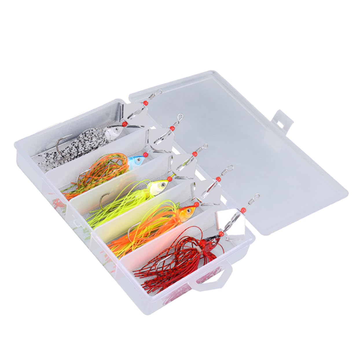 UKCOCO Leurres De Pêche À Glands Vsp Noel Swimbait Lys De Pêche Appâts De Pêche Leurres De Basse Pêche Au Bar Kits De Leurre Trousse De Pêche Accessoires De Pêche Colorful