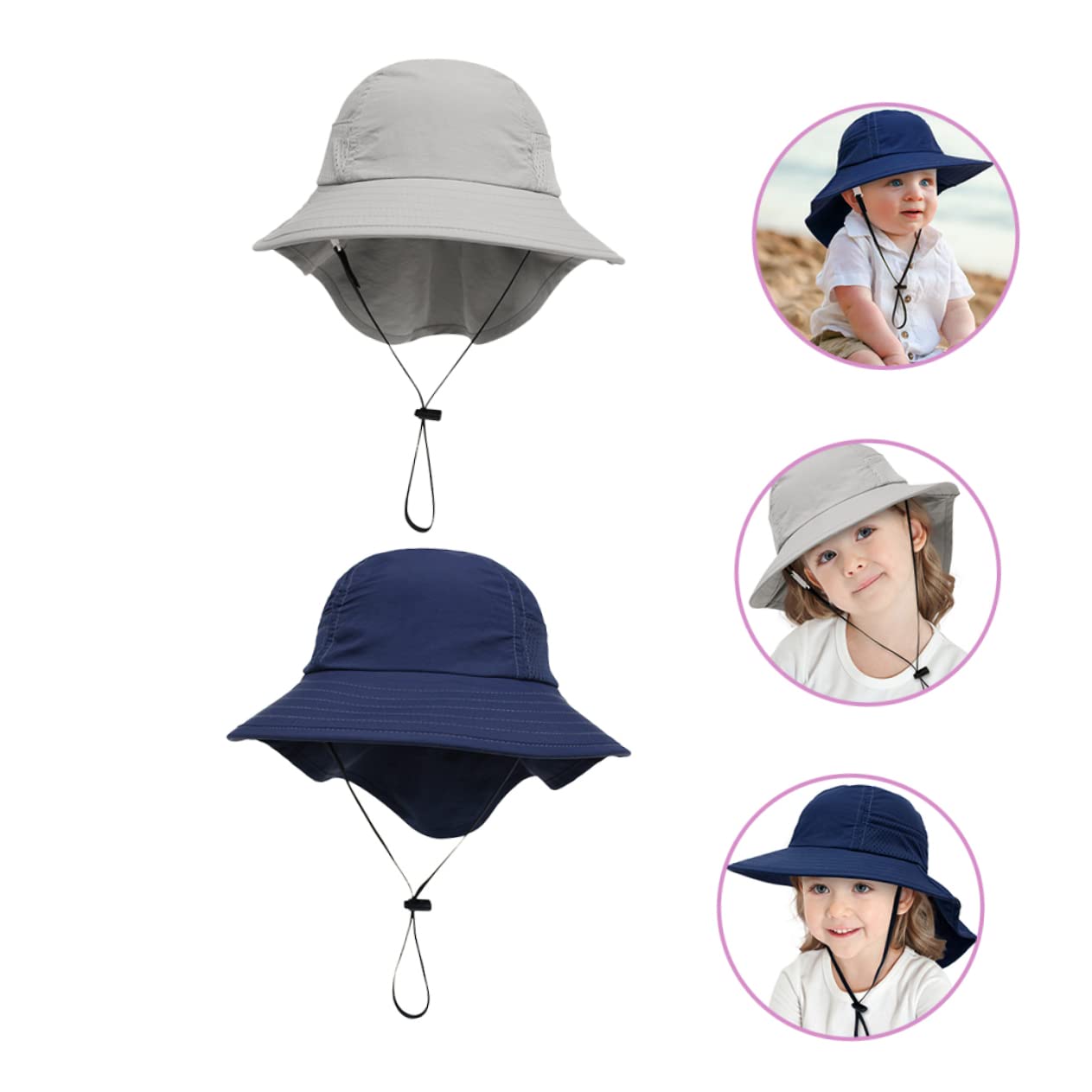 VALICLUD Sombrero De Playa Sombreros para El Sol En La Playa De Cubo para De Verano para Niñas De Cubo para s para Cubos para para