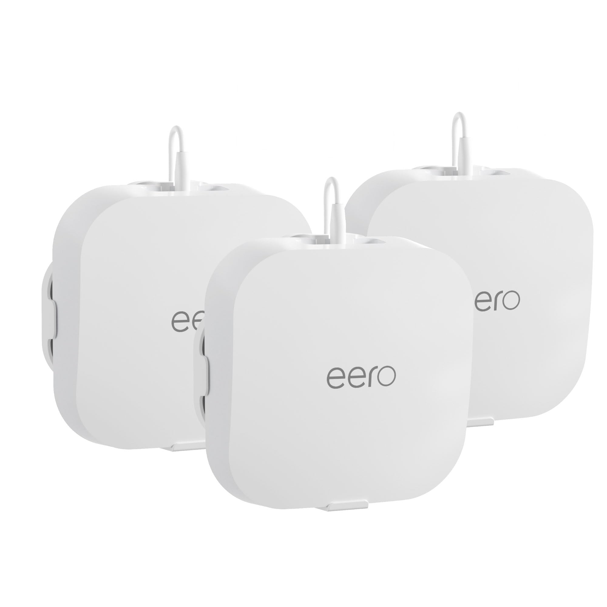 HomeMount Professional Wall Mount Bracket for eero Pro 6/Pro 6e, Secure Screw-In eero Wall Mount with 360Β° Signal Boost, Hidden Cable Management, Easy Device Removal (3-Pack)
