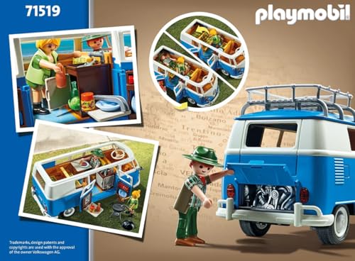 Playmobil Volkswagen 71409 Volkswagen T1 Camping Bus Edition 2 Édition Spéciale Edeka - vue 4