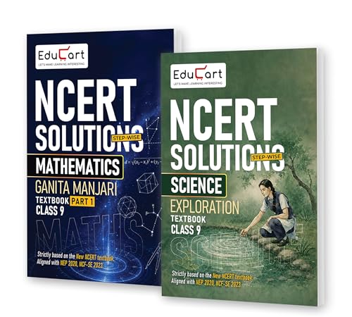 Image of Educart Class 9 Science & Mathematics NCERT Textbook Solutions Bundle 2027 (2026-27)