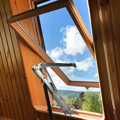 Ororany Greenhouse Window Opener Kit- Automatic Ventilation Window Opener For Garden Greenhouse Roof With Solar Sensor Lifts 33 Lbs (Dual Spring Opener) #TOP5