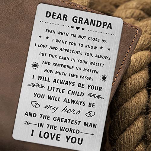 Sousyokyo To My Grandpa Gifts From Grandchildren, Grandfather Birthday Gift For Men, Long Distance Hero Grandpa Gift Ideas, I Love Grandpa Present, Best Grandpa Christmas Father's Day Retirement Gift #TOP4