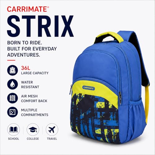 Image of Strix Backpack for Boys & Girls | 3-Compartment School, College & Travel Backpack
