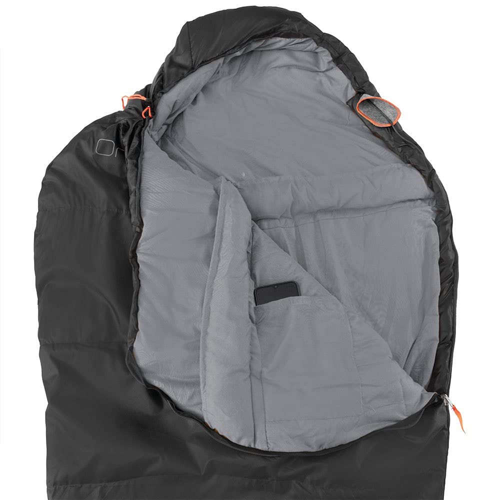 Easy Camp Orbit 200-1ºC Śpiwór do spania, Dorośli Unisex, Szary, Jeden rozmiar
