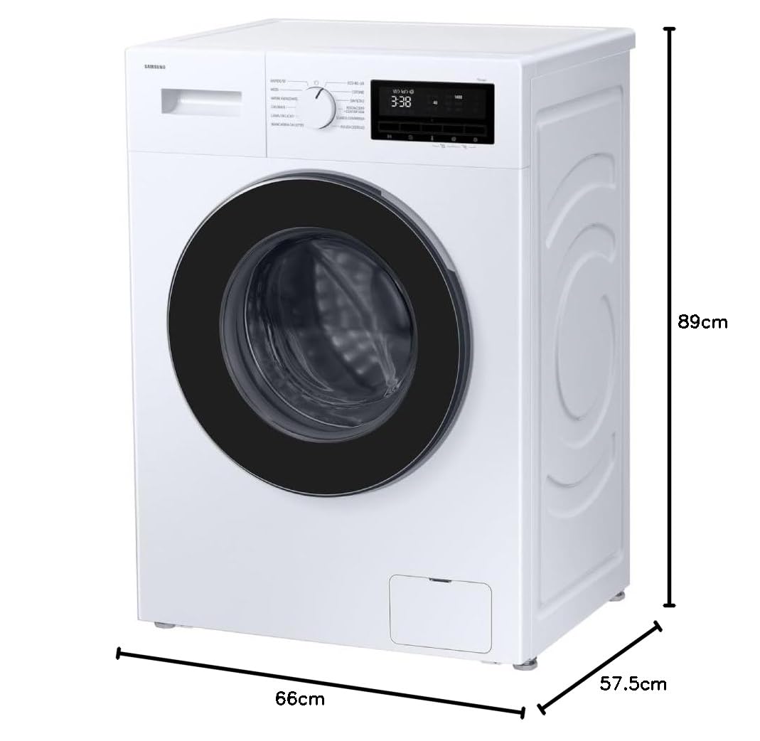 Lavadora Samsung 8Kg 1400RPM blanca - WW80FG3M05AW