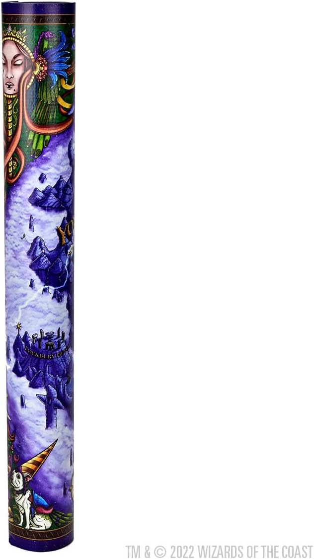 D&D Icons of the Realms: The Domain of Prismeer and The Witchlight Carnival Wall Map