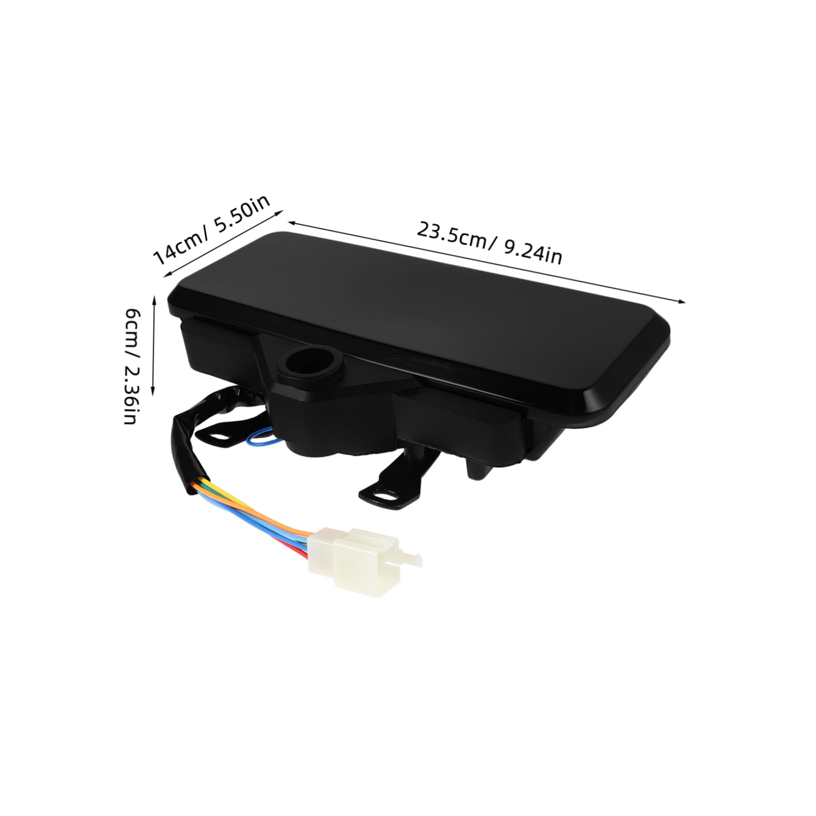 JECOMPRIS LCD Display Meter Control Panel Electric Bike Speedometer Universal for Electric Tricycles