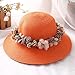Mode Sommer Neue Handgemachte Blumenstrohhut Damen Garland Sunbonnet Eimerhut Saum Strandkappe Sonnenhut Für Frauen 5