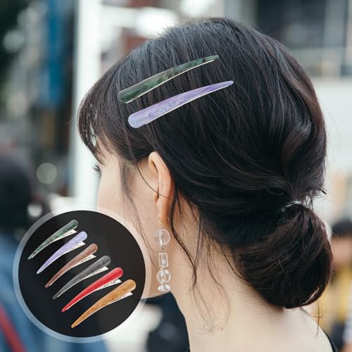 Horquillas de acrílico para peinados rápidos pinzas de pelo fáciles de llevar sin tirones 7