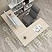 DlandHome L Mesa Escritorio de la computadora 120cm+110cm, Ordenador Portátil para PC...