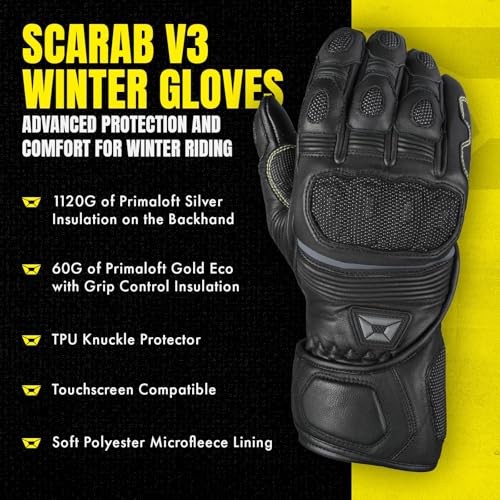 Cortech Scarab V3 Winter Motorcycle Gloves
