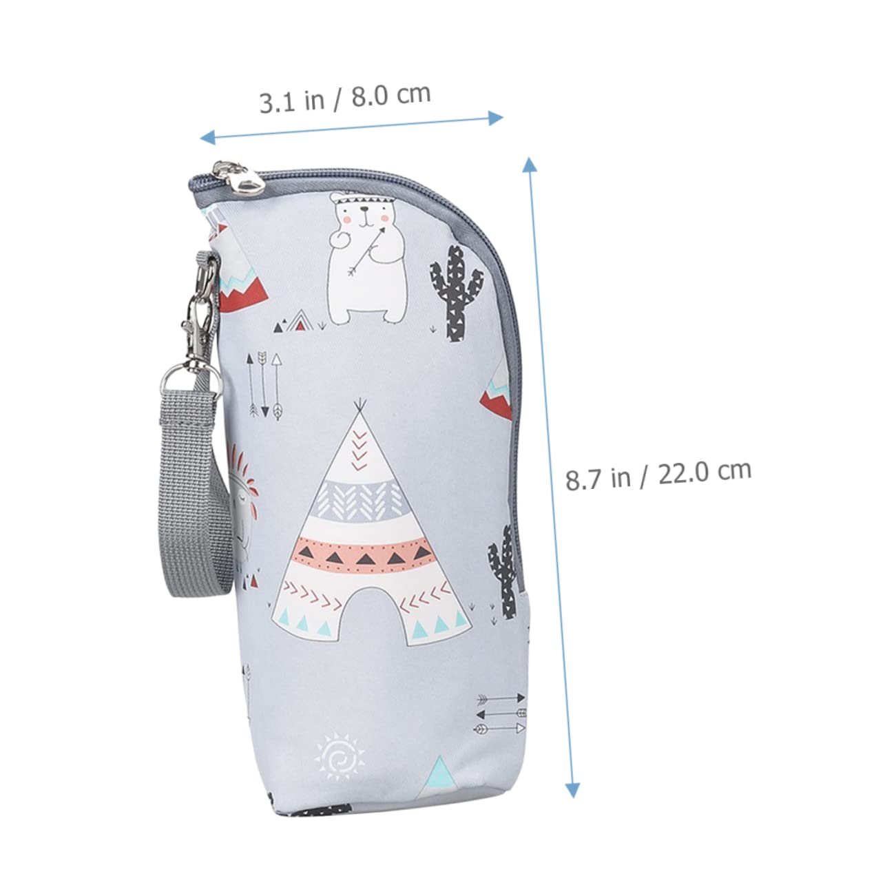 VICASKY 5piezas Bolsa Térmica para Biberones Aislante Pouch Portátil para Almacenamiento De Leche Infantil Compatible La Mayoría De Botellas De Alimentación
