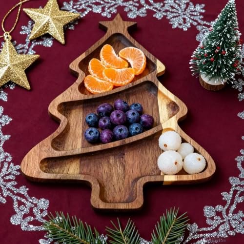 Generisch Christmas Serving Board, Snack Tray, Rustic Kitchen Decor – Bild 4